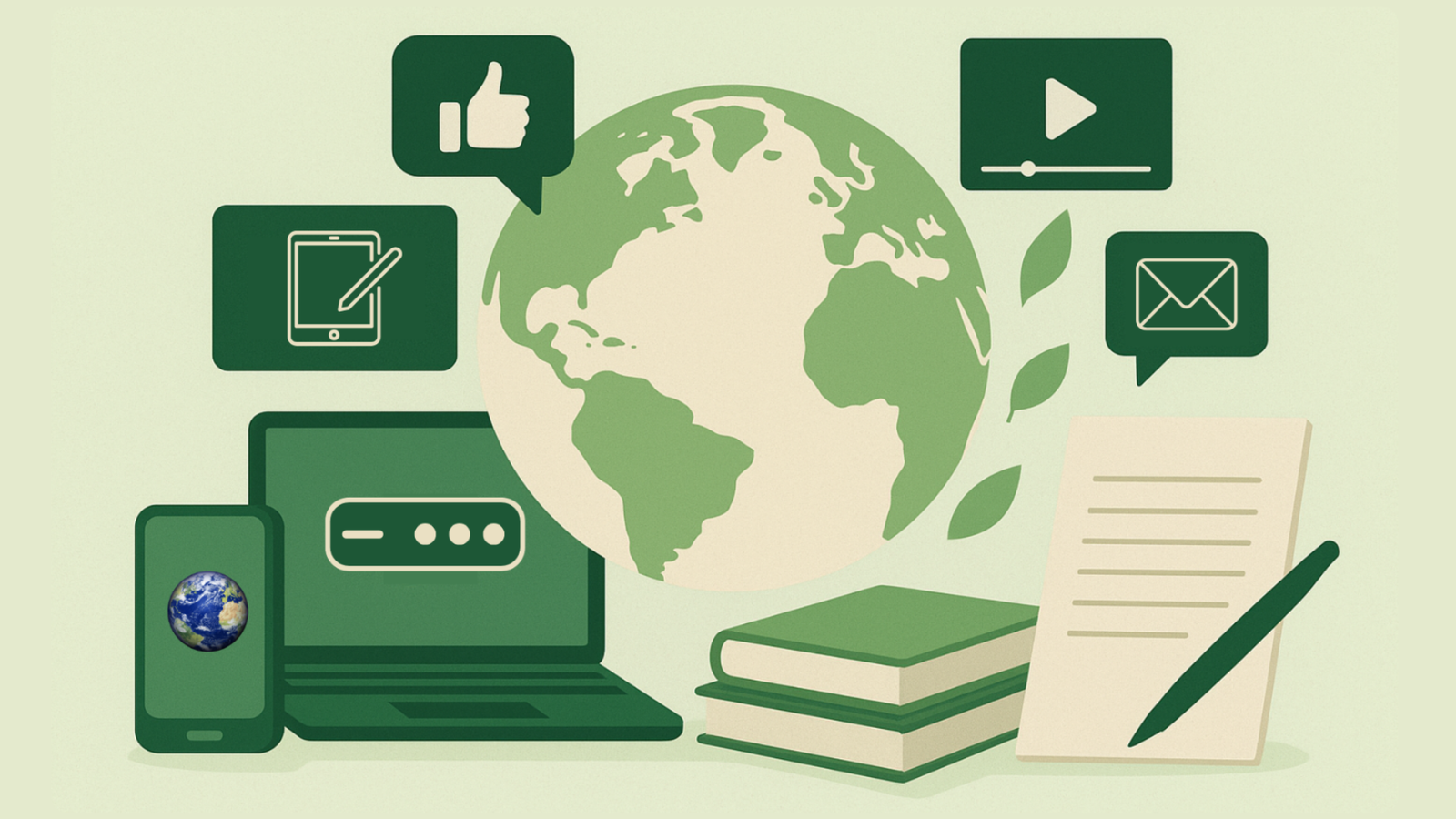 An image showing various platforms to display content.